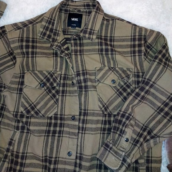 Vans Flannel Button Up Shirt - Picture 1 of 4